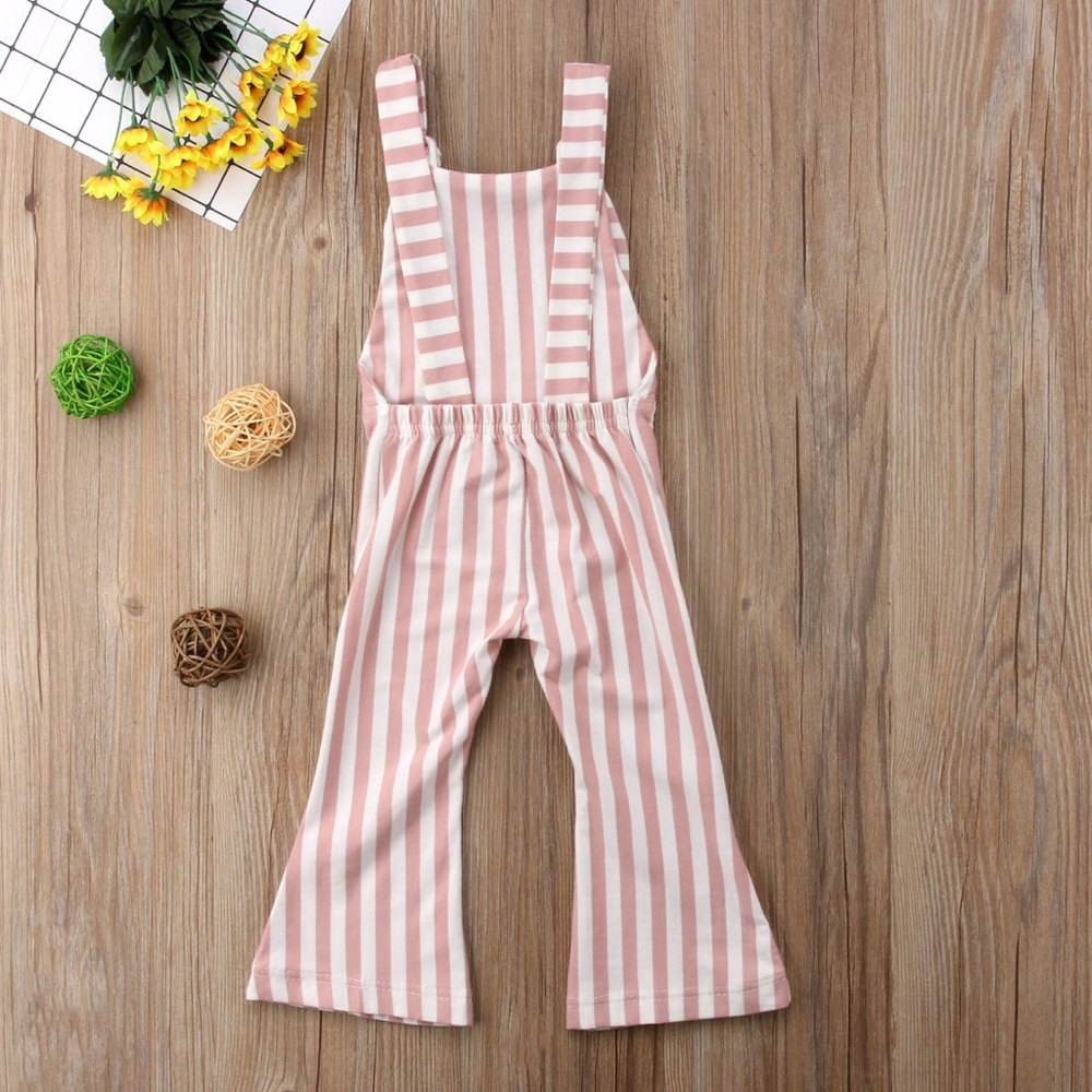 Girls Striped romper, coverall 2T